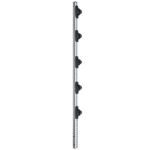 Poste de Paso / Tubo de Acero Galvanizado / Diámetro 1" / Longitud 120 cm / 5 Aisladores / Sin Pintar / Peso 0.9 KG portada_0S1000-1083