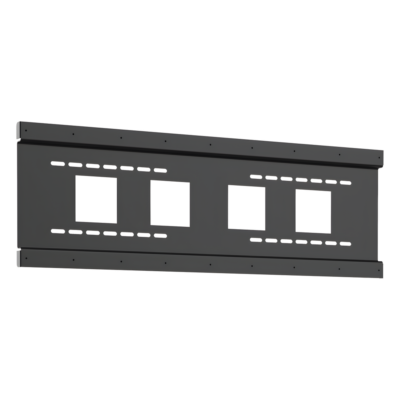 Montaje de Pared para Dockstation BodyCam / Acero SPCC / 4 Módulos de Expansión / 1132 x 370 mm