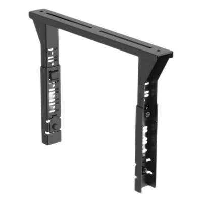 Soporte Trapezoidal Apilable / 300 mm (12") Ancho / Acero Recubierto en Polvo / Negro / Centros de Datos