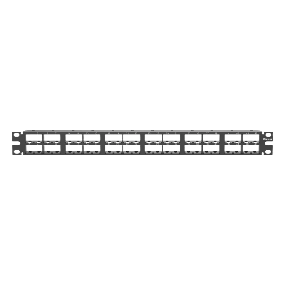portada_0S1000-156 Panel de Parcheo Modular / 48 Puertos / 1 UR / Alta Densidad / Sin Blindaje / Rack 19 Pulgadas CPP48HDVNSWBL 1