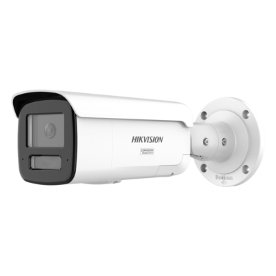 Cámara IP Bala / 12 Megapixel UHD 4608×2592 / Smart Hybrid Light / Clasificación Persona-Vehículo Deep Learning / WDR 120 dB / IP67 NEMA 4X / Audio Dual-Mic