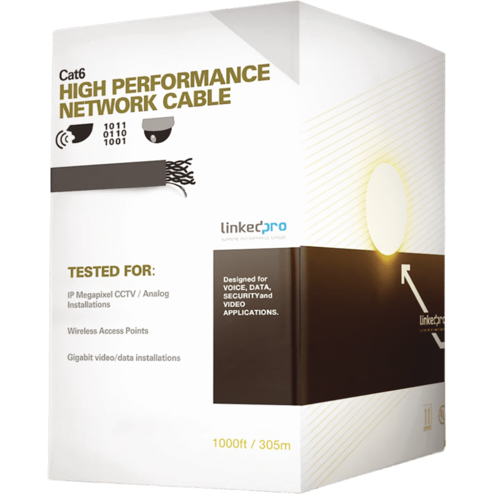 portada_0S1000-199 Cable UTP Cat6+ / Calibre 23 / Doble Chaqueta Gel / Exterior 305 m (1000 ft) / Resistente UV / Gigabit Ethernet / ETL y UL PRO-CAT-6-GELX-V2 1