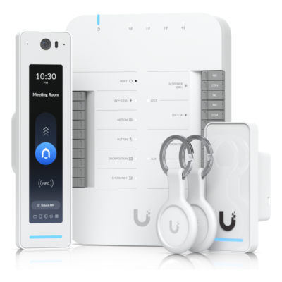 Kit de Control de Acceso G3 para 1 Puerta, Incluye Door Hub, G3 Reader Pro y Lector de Salida, Compatible con Touch Pass, Incluye 2 Keyfobs