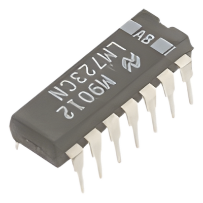 Circuito Regulador de Tensión / Entrada 3 a 40 V / Limitación de Corriente 150 mA / Control Remoto / Protección contra Sobrecargas y Cortocircuitos