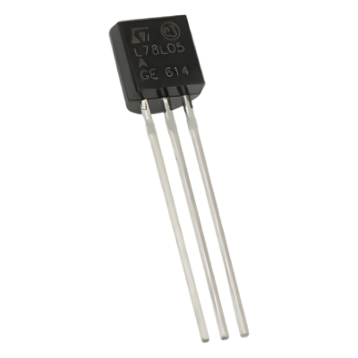 Regulador de Voltaje Positivo / 5V / 100 mA / TO-92 / Protección Térmica y Cortocircuito