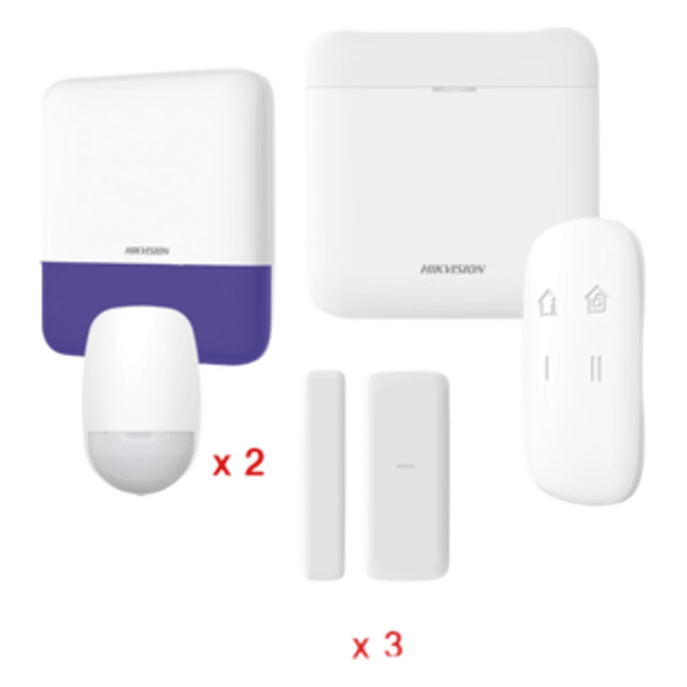 portada_0S1000-313 Kit de Alarma Inalámbrica / 48 Zonas / 2 PIR 15 m (49.2 ft) / Sirena Exterior 110 dB / Batería de Respaldo 12 h / Wi-Fi / AES-128 DS-PWA48-KV2 1