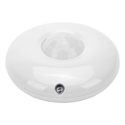 Sensor PIR de Techo / Detección 360° / Alcance 12 m (39.4 ft) / Inalámbrico / Interior / Óptica 3D