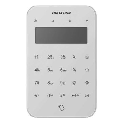 Teclado Inalámbrico / Pantalla Táctil LCD / Armado y Desarmado / Control de Relevadores / AES-128 / 433 MHz