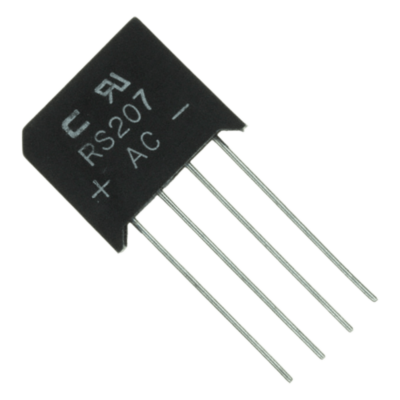 Puente Rectificador / 2 A / 50 A Sobrepico / 175°C / Epoxy