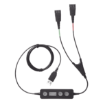 Jabra Link 265 USB/QD cable de entrenamiento, para conectar 2 diademas simultaneas con puerto USB (265-09) portada_0S1000-33