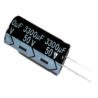 Capacitor Electrolítico Radial / 3300 µF / 50 V / Tolerancia ±20% / -40 °C a +85 °C