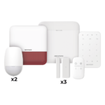 Kit de Alarma Inalámbrico / 48 Zonas / 6 Dispositivos Incluidos / Sirena Estrobo Exterior / Wi-Fi / Comunicación 433 MHz portada_0S1000-387