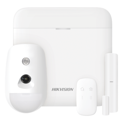 Kit de Alarma Inalámbrica / 48 Zonas / GSM 3G/4G / Wi-Fi 2.4 GHz / PIR con Cámara 640x480 / AES-128 / 433 MHz