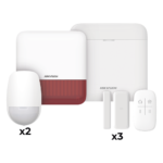 Kit de Alarma Inalámbrica / 48 Zonas / GSM 3G/4G + Wi-Fi 2.4 GHz / Sirena Exterior Roja / Detección 15 m (49.2 ft) / 433 MHz portada_0S1000-410