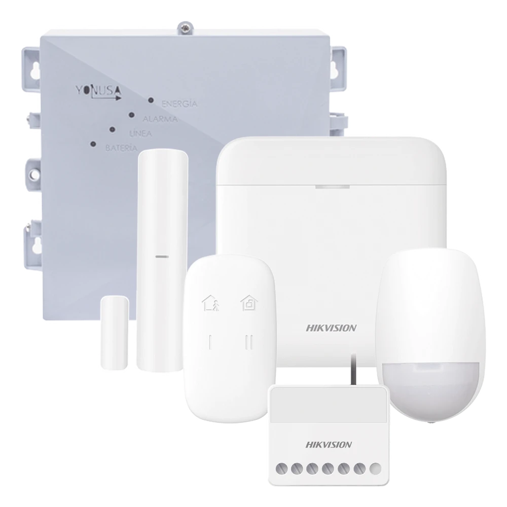 portada_0S1000-414 Kit de Alarma Inalámbrica / 48 Zonas / Energizador Perimetral 2500 m (8202 ft) / Comunicación 433 MHz / Respaldo de Batería 3 Días / Alimentación 127-220 VCA o Solar 12 VCC DS-PWA48K-SYSNGV2 1