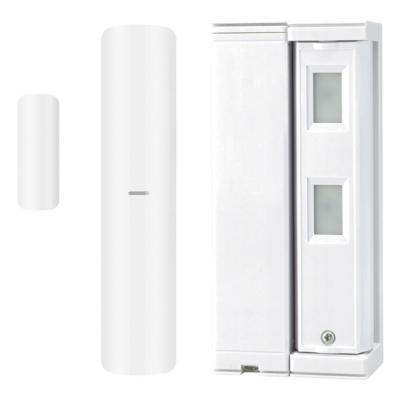 Sensor PIR Cortina / Exterior / Alcance 2 m (6.6 ft) o 5 m (16.4 ft) / Inalámbrico / Inmunidad 25 kg / Rotación 190°