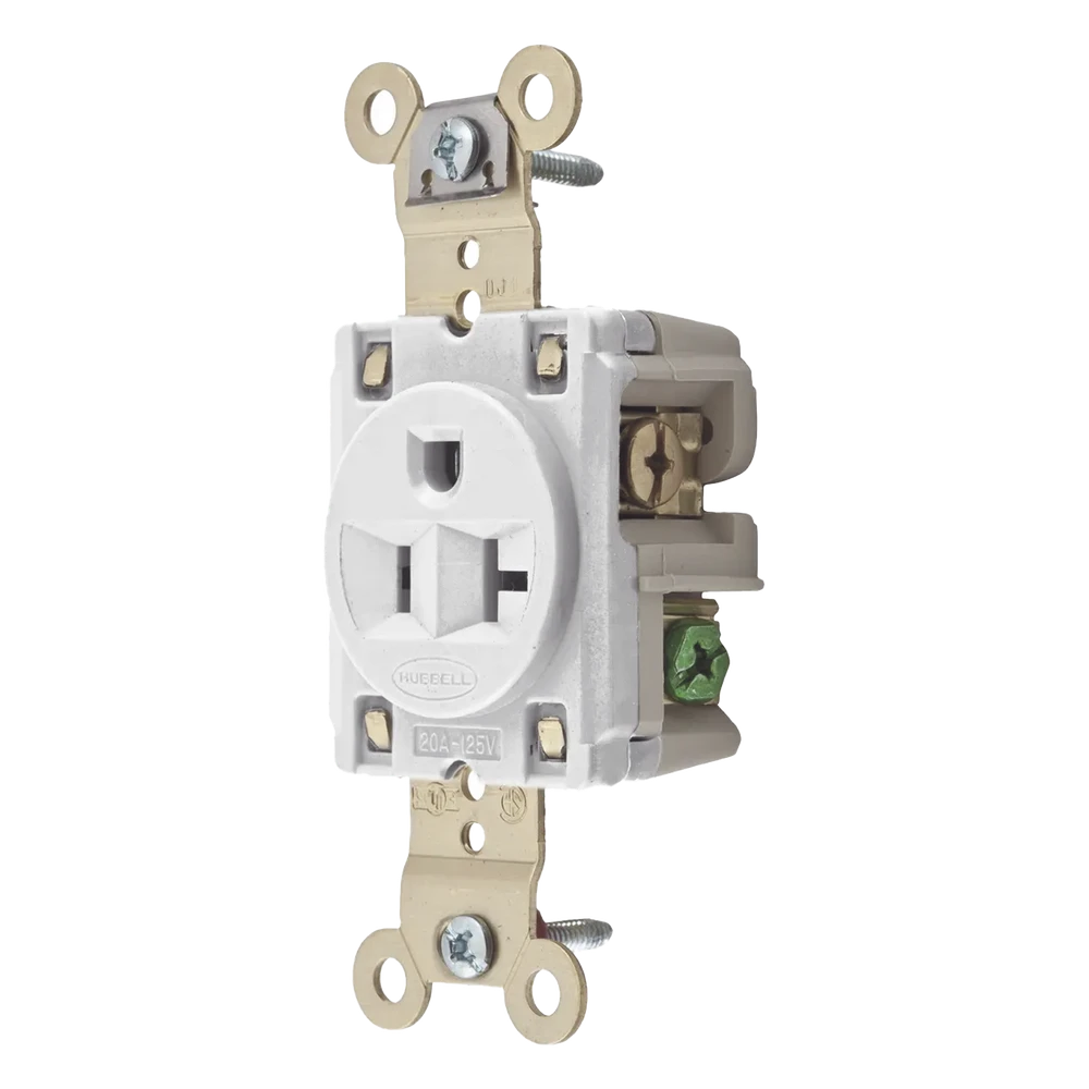 portada_0S1000-439 Contacto Sencillo / 20 A / 125 V / 2 Polos 3 Hilos / NEMA 5-20R / Grado Industrial / 1.19 x 3.28 x 1.63 in (30.22 x 83.31 x 41.40 mm) HUB-HBL-5361-W 1