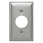 Placa para Receptáculo / Acero Inoxidable 302/304 / No Magnética / 1 Abertura 1.6" (40.6 mm) / Compatible 15, 20 y 30 A portada_0S1000-443
