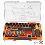 Juego de Dados de Impacto Paso a Través / Sistema KNECT / Compatible con el Sistema de Almacenamiento (ModBox) / 39 Piezas / Sistema SAE y Métrico. portada_0S1000-478