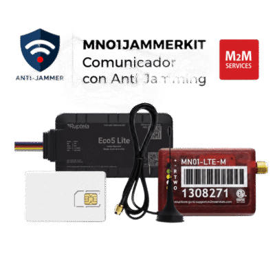 Kit Comunicador Celular LTE-M / Detección Anti-Jammer / 500 MB / 2 Años / Compatible con Paneles TIP/RING