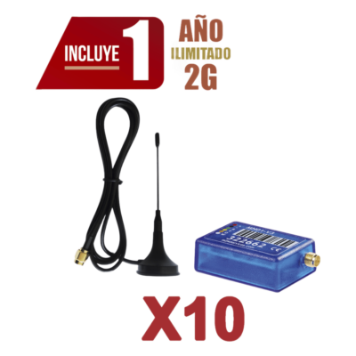 Comunicador de Alarma / 2G / 10 Unidades / App Remota / 100 Usuarios / 3x4.5x1.5 cm
