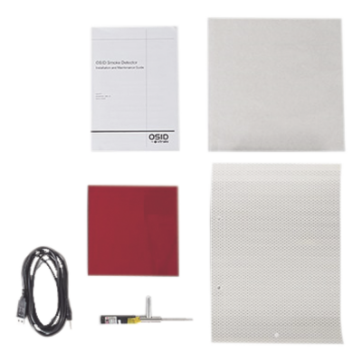 Kit de Instalación y Alineación / Detección Óptica de Humo / Doble Longitud de Onda / Áreas Abiertas / Compatibilidad OSI10, OSI45, OSI90
