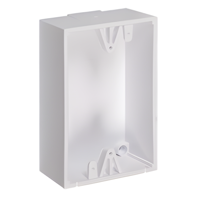Caja de montaje trasera / 1.5 pulgadas profundidad / Policarbonato UL / Acero inoxidable / -40° a 121°C