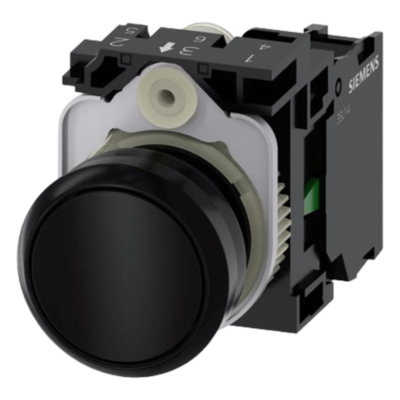 Botón de Mando Industrial / 22 mm / IP69K / Contacto NA / -25°C a +70°C / 10 Millones de Ciclos