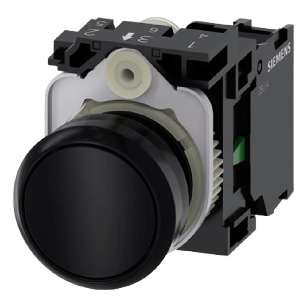 portada_0S1000-564 Botón de Mando Industrial / 22 mm / IP69K / Contacto NA / -25°C a +70°C / 10 Millones de Ciclos 3SU11000AB101BA0 1