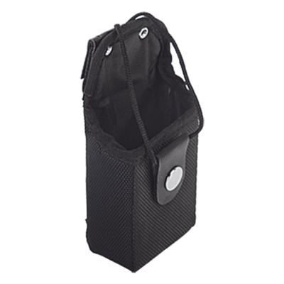 Funda de Nylon Reforzada para Radio / Broche Frontal / Forro de Vinilo Resistente a Baterías / Zona Abierta PTT y Audio / 58 x 85 x 37 mm