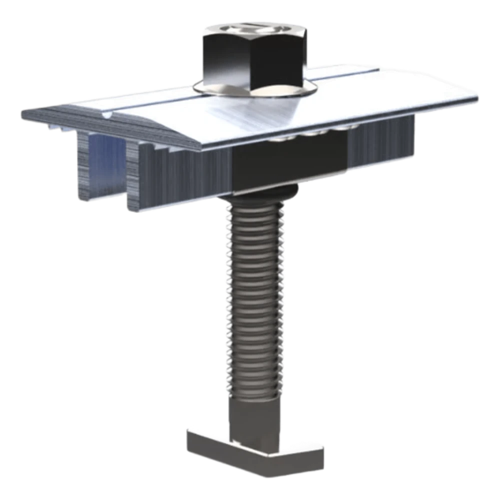 portada_0S1000-69 Middle Clamp Pro / Abrazadera Intermedia para Fijación de Módulos / Compatible con Módulos de 30-40 mm / Acero Inoxidable / Para Soluciones N Rail y S Rail N00027 1