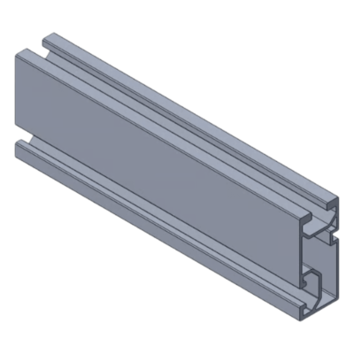 Basel N Rail 4.72 /Riel de Aluminio para Montaje de Modulos Fotovoltaicos / Aluminio Serie 6000 / 3.74 kg por Pieza / Compatible con Techos Planos e Inclinados