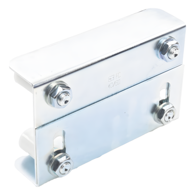 Guía Superior Ajustable / 4 Rodillos Nylon 30 mm / Acero Galvanizado / Puertas 35-62 mm / 2.27 kg