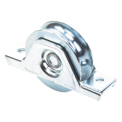 Rueda para Puerta Corrediza / 8 cm / Acero Galvanizado / Carga 180 kg / Fijación Inferior