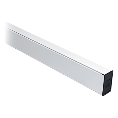 Mástil de Aluminio / 60 x 40 x 4200 mm / Compatible con Barrera G4000 / Color Blanco