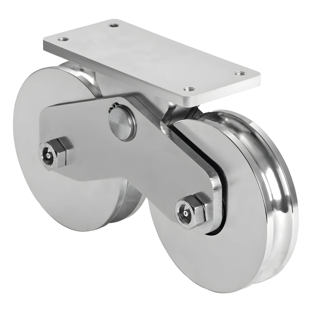 portada_0S1000-831 Rueda Doble para Puerta Corrediza / 12 cm / Carga 1200 kg / Canal U Semiredondo / Acero Galvanizado 1151-5641-001 1