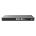 Switch Capa 3 PoE+ Administrable / 16 puertos 10/100/1000 Mbps + 4 Puertos SFP+ de 10 Gigabits / Hasta 240W / Compatible con GWN Cloud. portada_0S1000-93