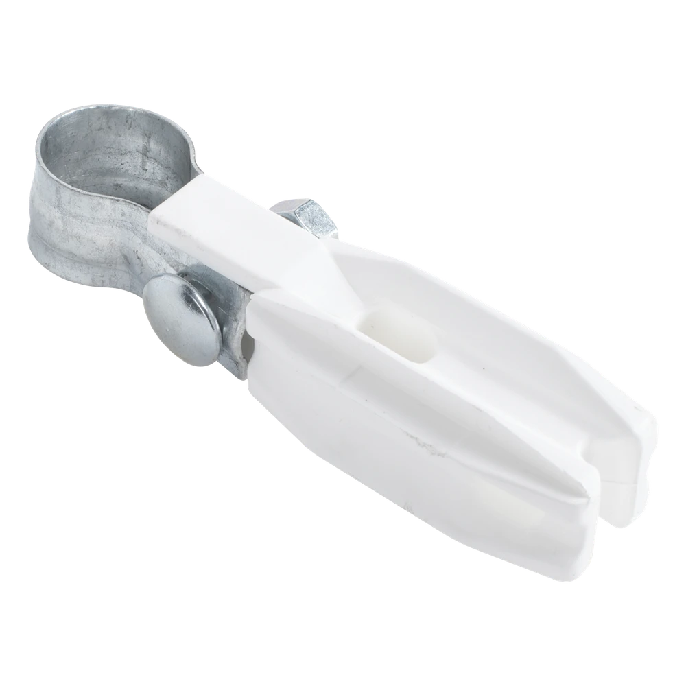 sec_2_0S1000-121 Aislador de Paso o Esquina / Abrazadera 1" (25 mm) / Resina Virgen 100% / Acero Galvanizado / Protección UV / Bolsa 100 Unidades SFABRAZADERA1PW 2