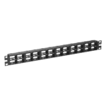 Panel de Parcheo Modular / 48 Puertos / 1 UR / Alta Densidad / Sin Blindaje / Rack 19 Pulgadas sec_2_0S1000-32