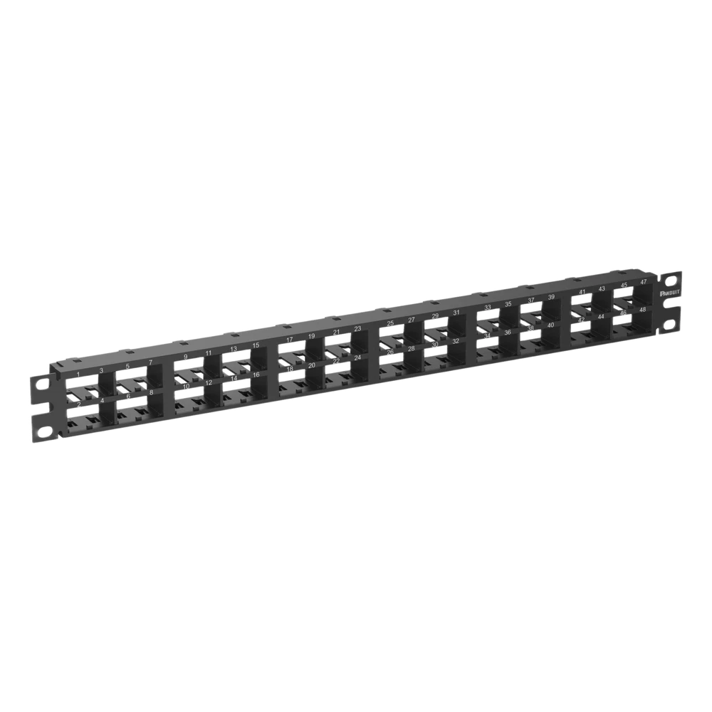 sec_2_0S1000-32 Panel de Parcheo Modular / 48 Puertos / 1 UR / Alta Densidad / Sin Blindaje / Rack 19 Pulgadas CPP48HDVNSWBL 2