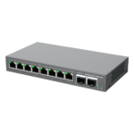 Switch L2 Lite Administrable de 10 Puertos / 8 Puertos Ethernet 2.5 Gigabits / 2 Puertos SFP+ 10 Gigabits / VLAN / QoS / Montaje en Escritorio o Pared / Compatible con GDMS sec_3_0S1000-13