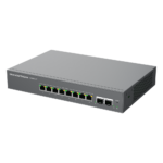 Switch L2 Lite Administrable de 10 Puertos / 8 Puertos Ethernet 2.5 Gigabits / 2 Puertos SFP+ 10 Gigabits / PoE+ 802.3af/at / VLAN 802.1Q / QoS / IGMP Snooping / Montaje en Escritorio o Pared sec_3_0S1000-15
