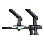 Soporte Mecánico para Monitor / 32" a 60" / Carga 2-20 kg (4.4-44 lbs) / VESA 75x75 y 100x100 mm / Iluminación RGB / Resorte de Alta Precisión / Rotación 360° sec_3_0S1000-27