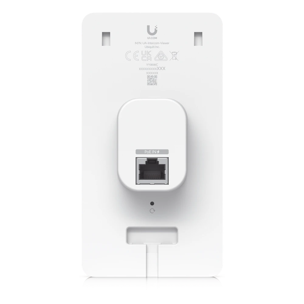sec_4_0S1000-1 UniFi Intercom Viewer, monitor que se vincula a UA-INTERCOM, para visualizar y aperturar, pantalla táctil de 5", energizado por POE, montaje en pared UA-INTERCOM-VIEWER 4