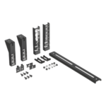 Soporte Trapezoidal Apilable / 300 mm (12") Ancho / Acero Recubierto en Polvo / Negro / Centros de Datos sec_4_0S1000-13