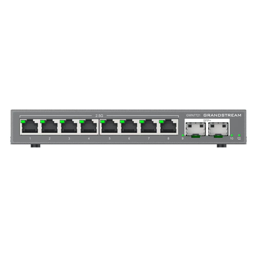 sec_4_0S1000-4 Switch L2 Lite Administrable de 10 Puertos / 8 Puertos Ethernet 2.5 Gigabits / 2 Puertos SFP+ 10 Gigabits / VLAN / QoS / Montaje en Escritorio o Pared / Compatible con GDMS GWN7721 4