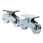 Rueda Doble para Puerta Corrediza / 12 cm / Carga 1200 kg / Canal U Semiredondo / Acero Galvanizado sec_5_1S1000-268