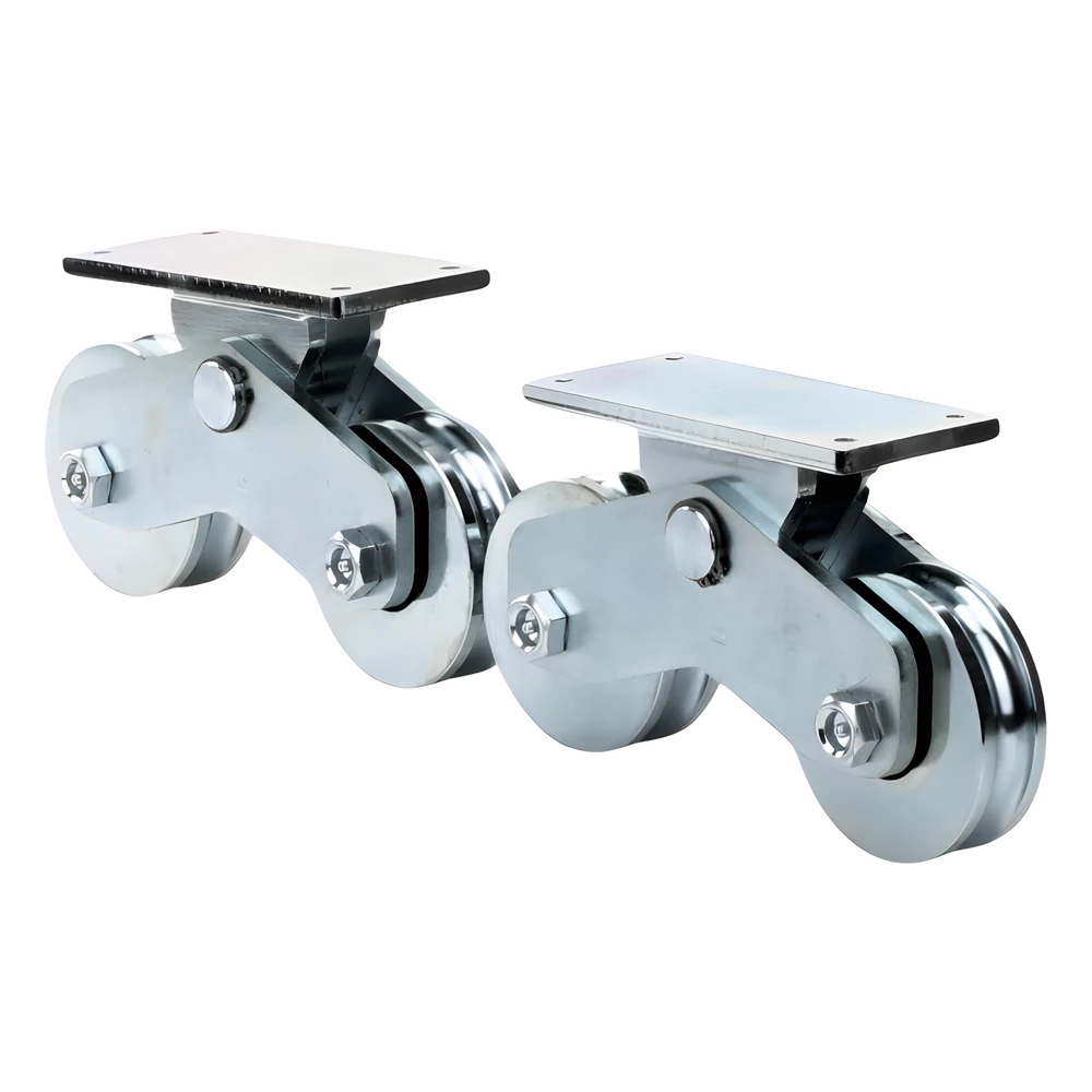 sec_5_1S1000-268 Rueda Doble para Puerta Corrediza / 12 cm / Carga 1200 kg / Canal U Semiredondo / Acero Galvanizado 1151-5641-001 2