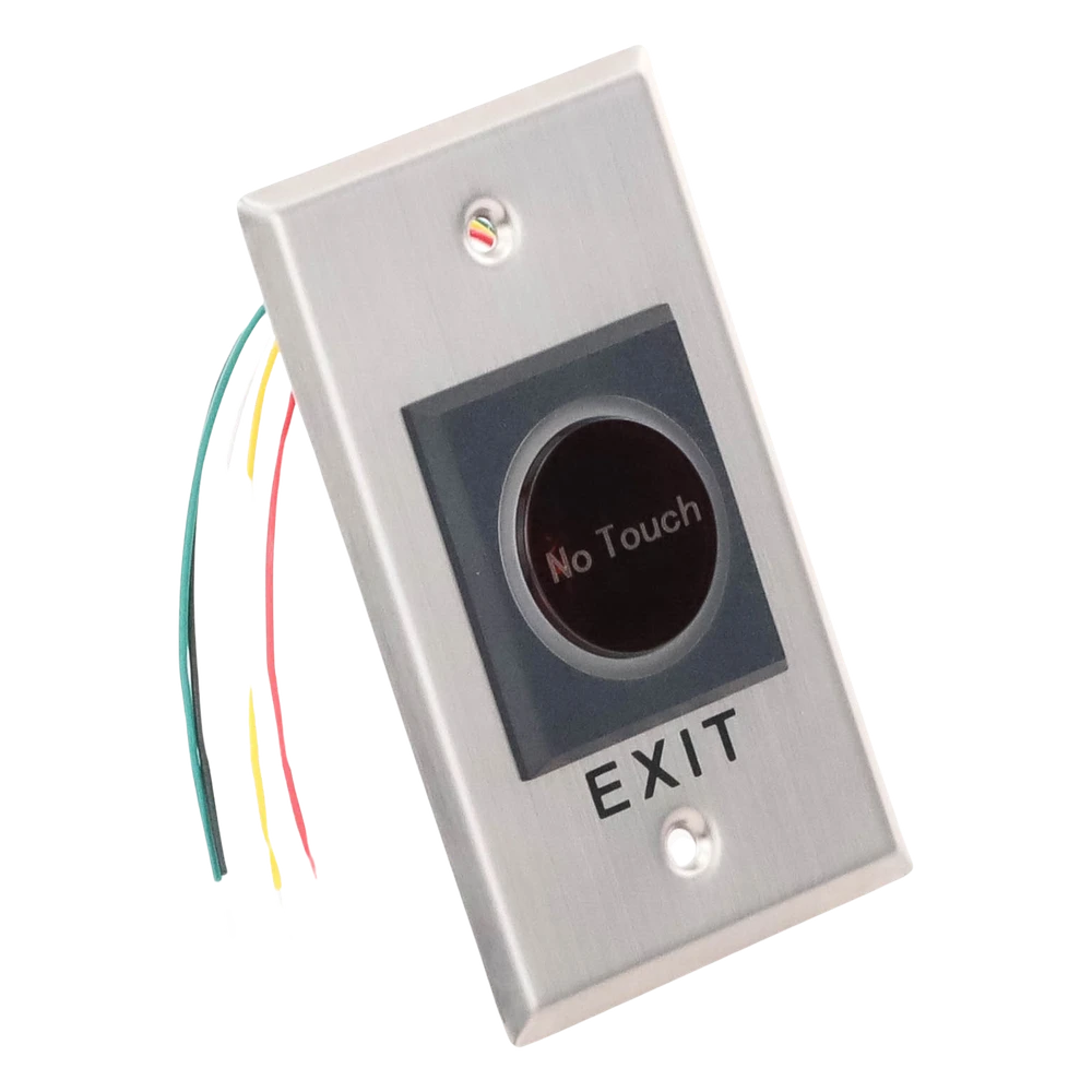 sec_5_1S1000-282 Botón de Salida Sin Contacto / IR LED / Distancia Ajustable 5-15 cm / NO/NC / 12-24 VCD / Acero Inoxidable / -20°C a +55°C DS-K7P07 2