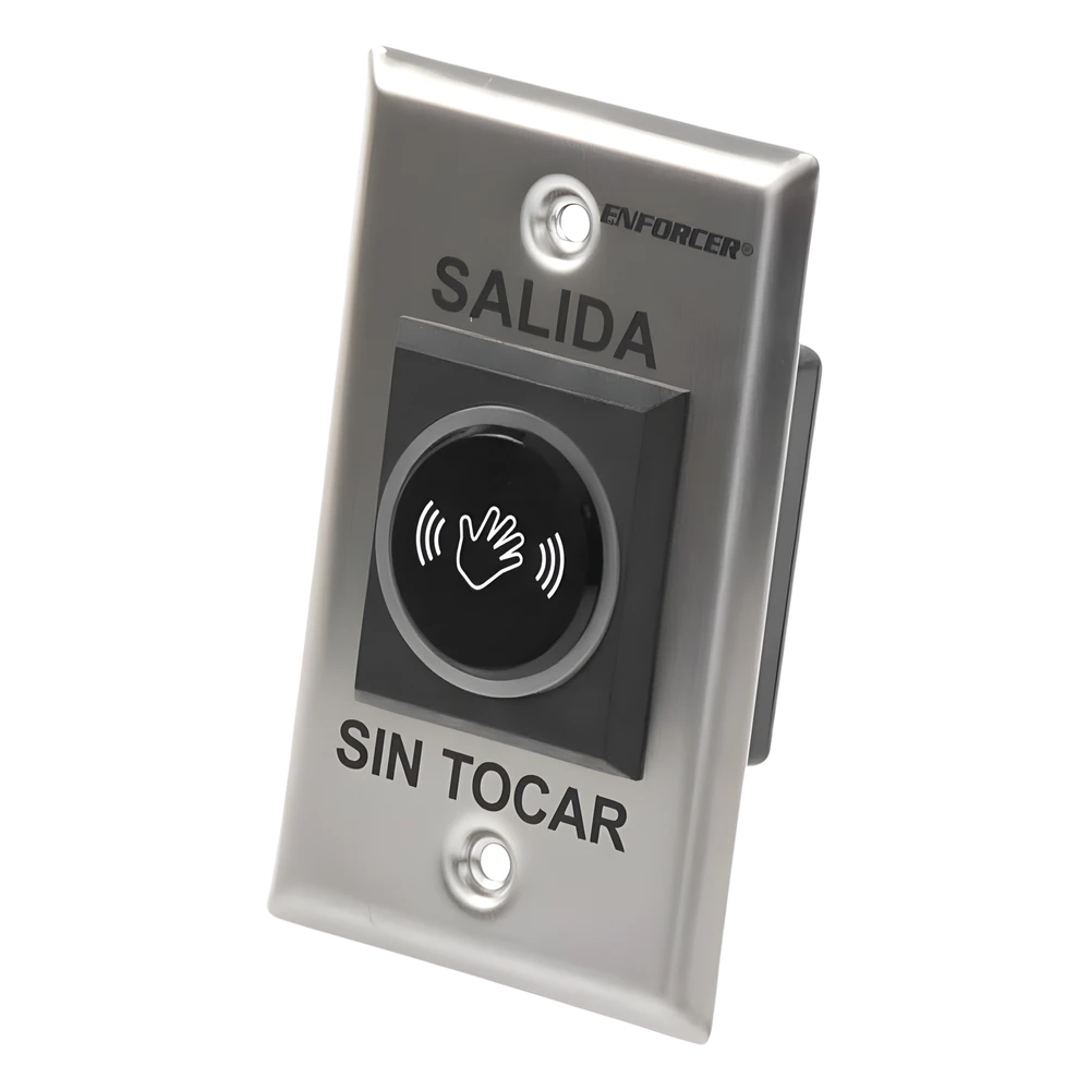 sec_5_1S1000-286 Botón de Salida sin Contacto / Sensor IR Ajustable 6 a 20 cm / LED Bicolor / Relé 0.5 a 30 s / 12-24 VCA/VCC / UL 294 SD-927-PKCNSQ 2